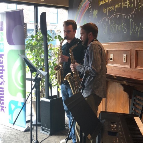 Coffee House LaBella Bean Saxophone Duet